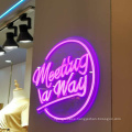 Neon sign flexible wall mounted custom led light letters outside signage